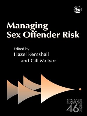 cover image of Managing Sex Offender Risk
